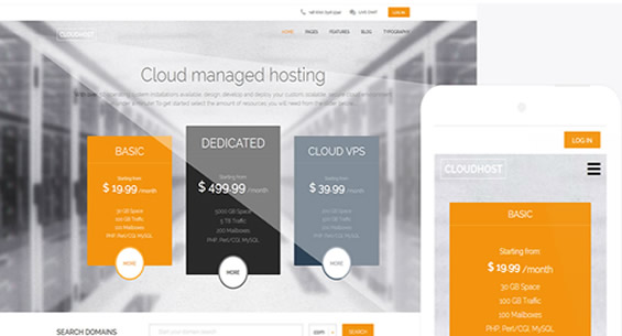 Gavick CloudHost Joomla template