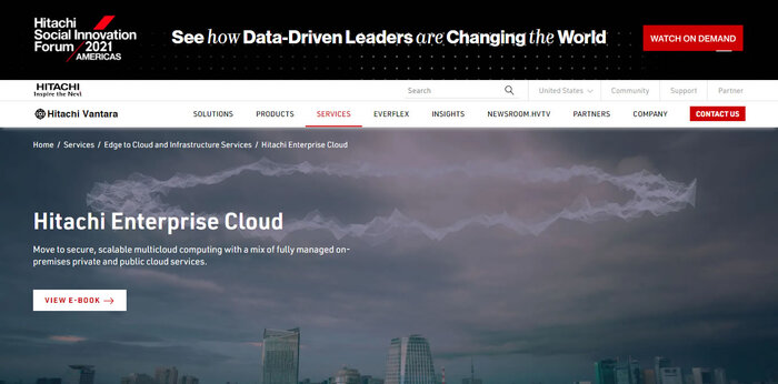 Hitachi Enterprise Cloud.